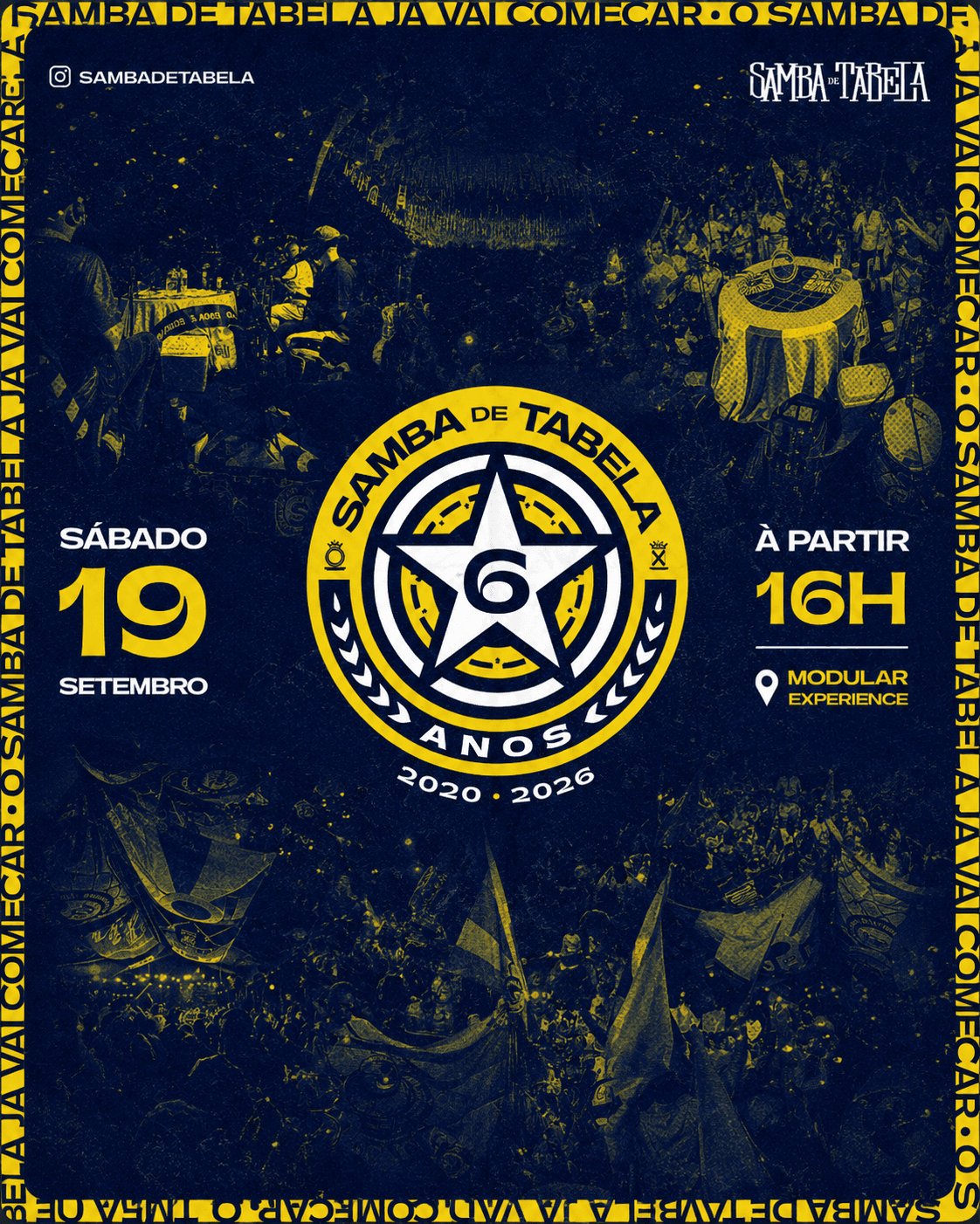 Arte do evento Samba de Tabela